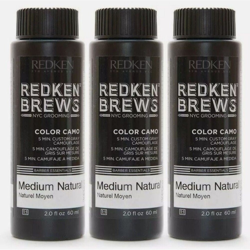 Brews Camo Medium Natural Trio Set. Fast Salon Direct!